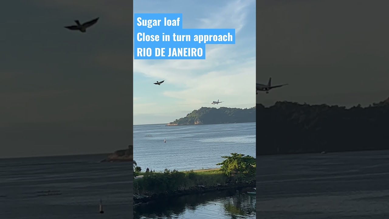One of the most beatiful approach procedures in the World. Rio de Janeiro, Santos Dumont Airport!