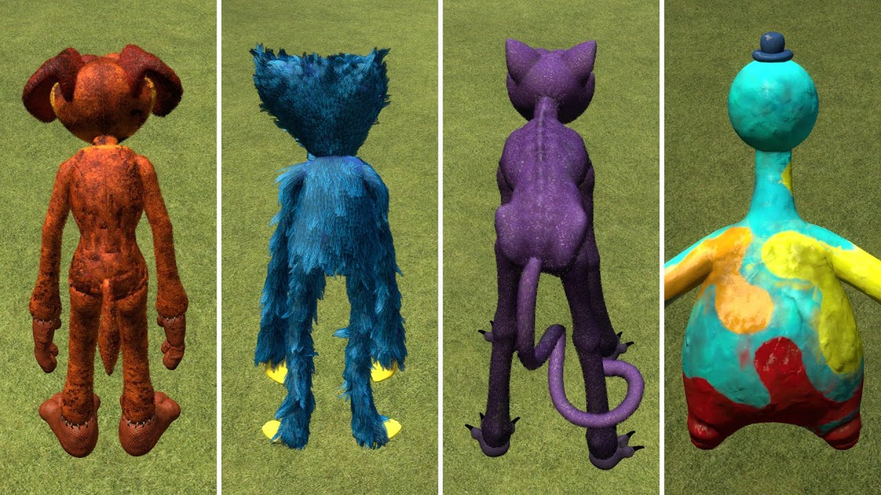 Playing As Chapter 1, 2, 3 & 4 Monsters from Poppy Playtime | Garry's Mod