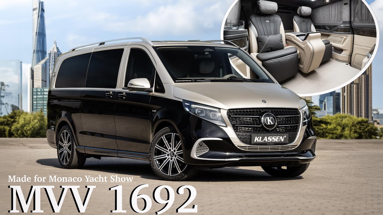 New V-Class Mercedes-Benz by KLASSEN | Two-colour Luxury Van | MVV_1692 Yacht Show Edition 2024