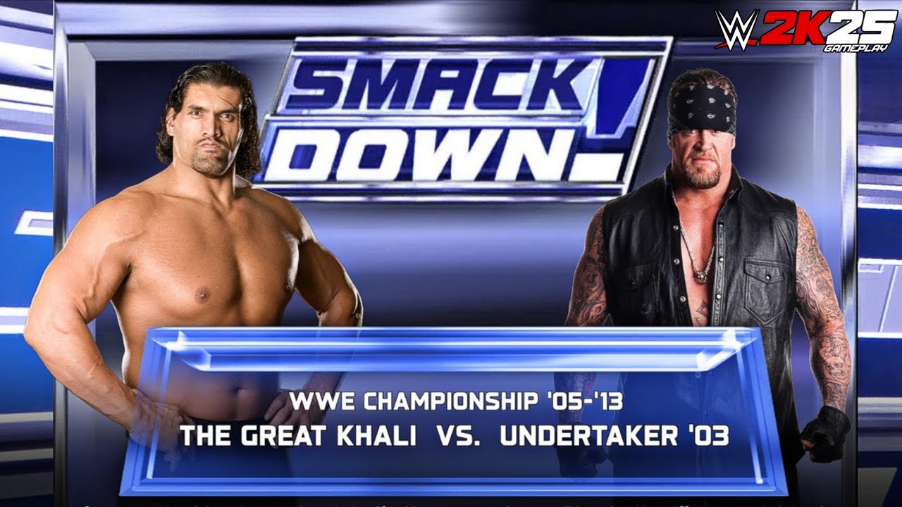 FULL MATCH: The Great Khali vs. The Undertaker WWE 2K25 SMACKDOWN Sep. 18 , 2025