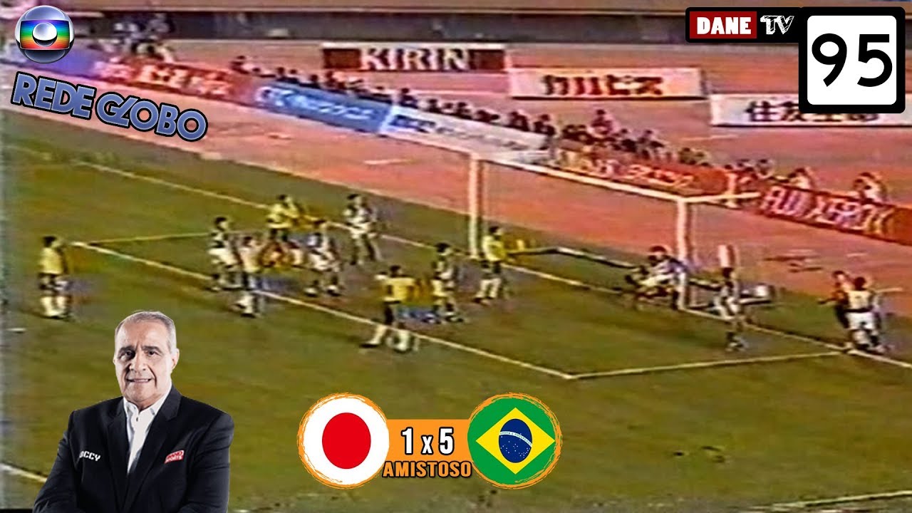amistoso 1995 - Japão 1x5 Brasil