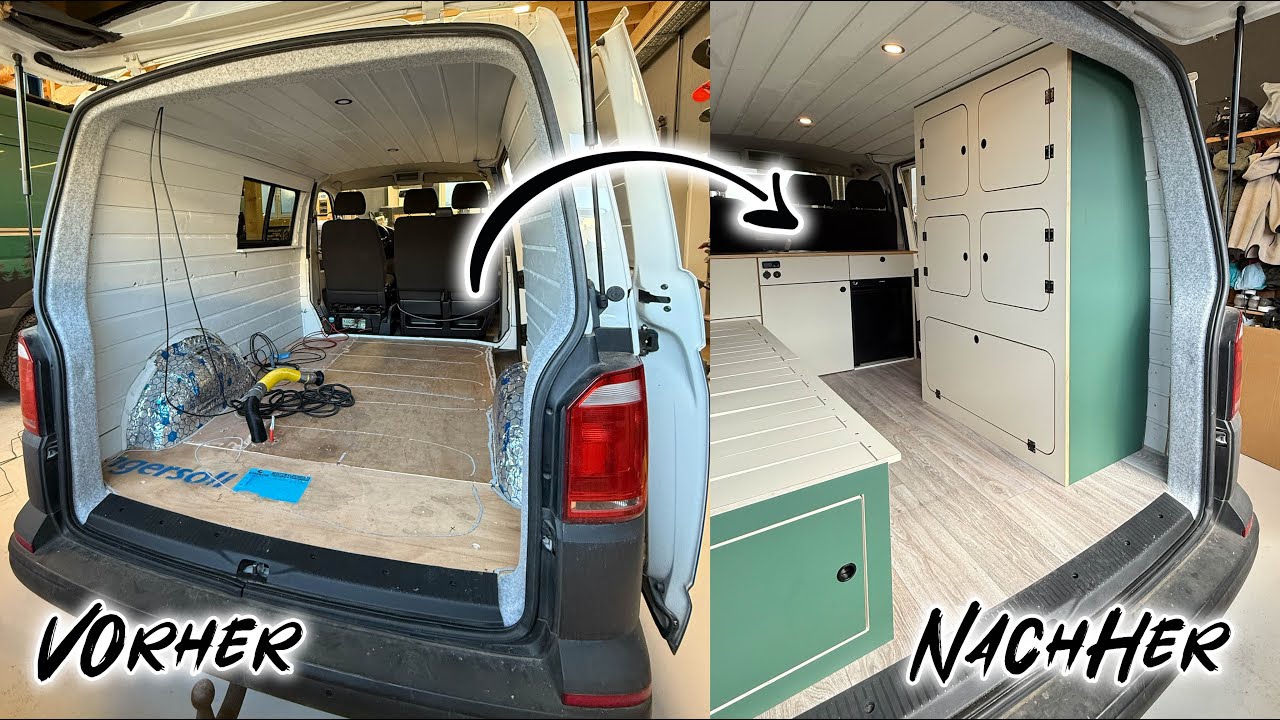 VW T6 Vanconversion! Möbelbau mit epicPLY Leichtbauplatten!