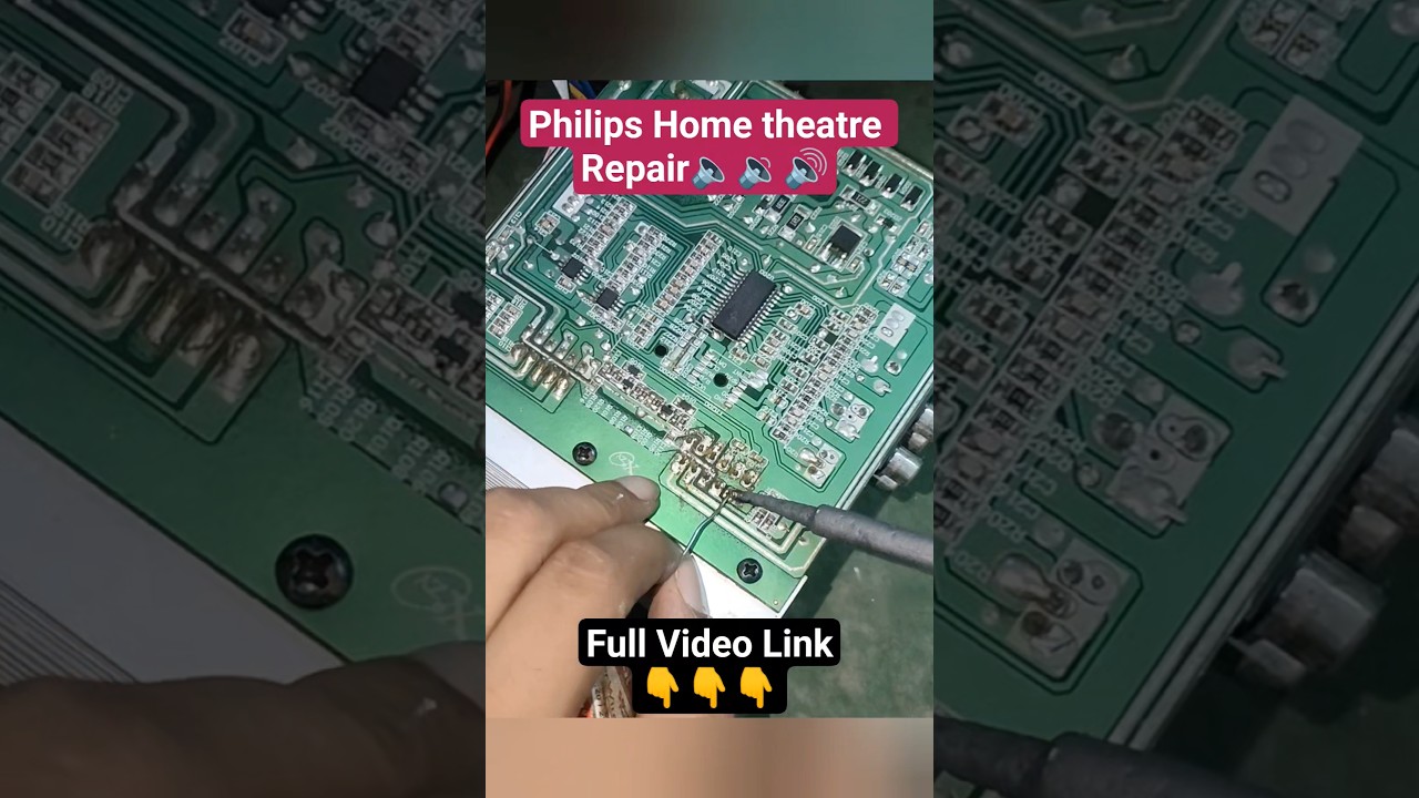 PHILIPS Home theatre 🔊🔊 full dead Repair 