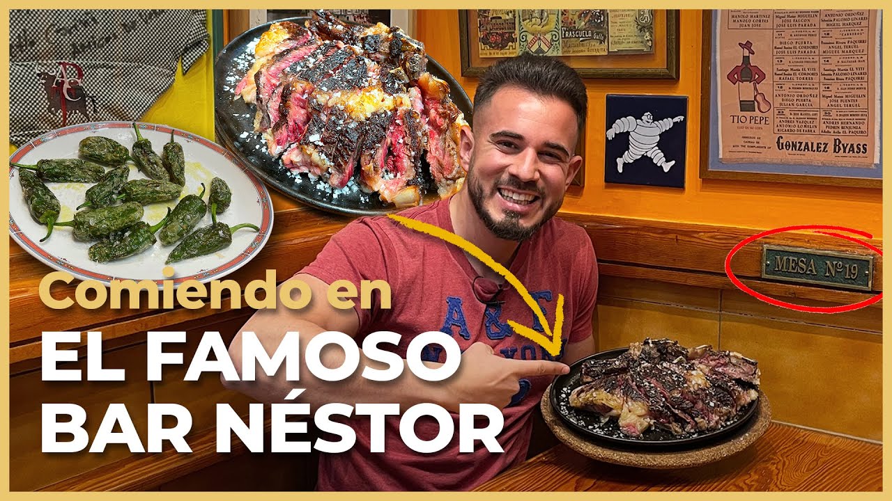 Comiendo TXULETA en la ÚNICA MESA del FAMOSO BAR NÉSTOR de DONOSTI 🥩