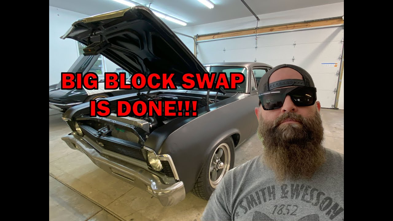 1970 NOVA BIG BLOCK INSTALL БУДЕТ РАБОТАТЬ ИЛИ НЕТ!!!