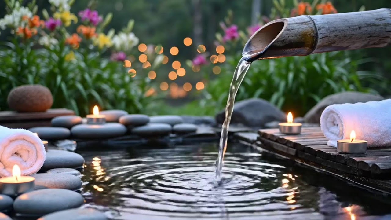 Relaxing Music + Soothing Water Sounds 🌿 Deep Healing to Release Stress, Worry Emotional Fatigue