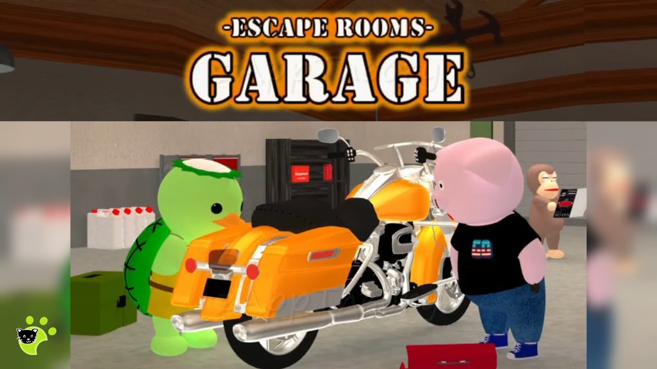 Garage Escape Rooms 脱出ゲーム 攻略 Full Walkthrough (Nakayubi)