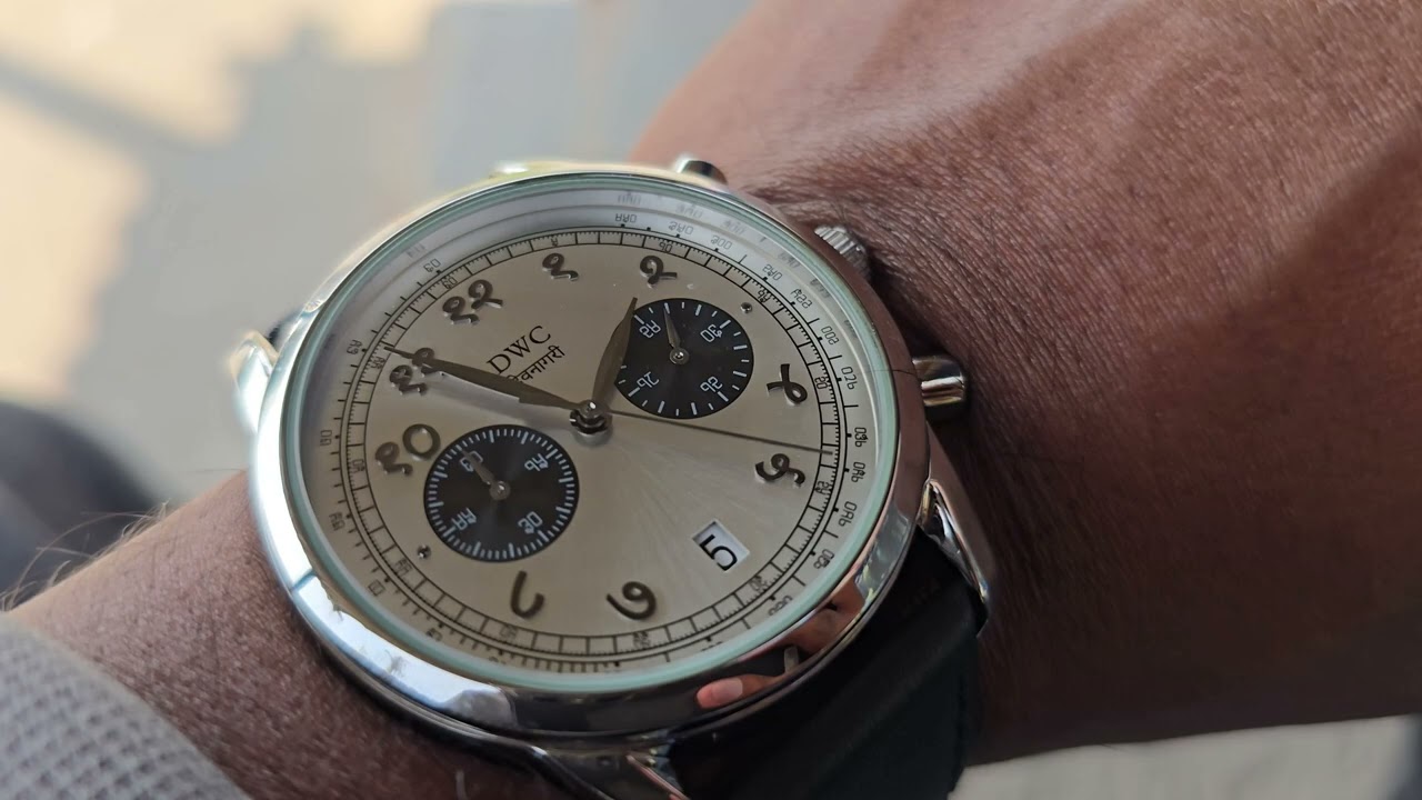 DWC Mecaquartz Chronograph ft. Devanagari numerals
