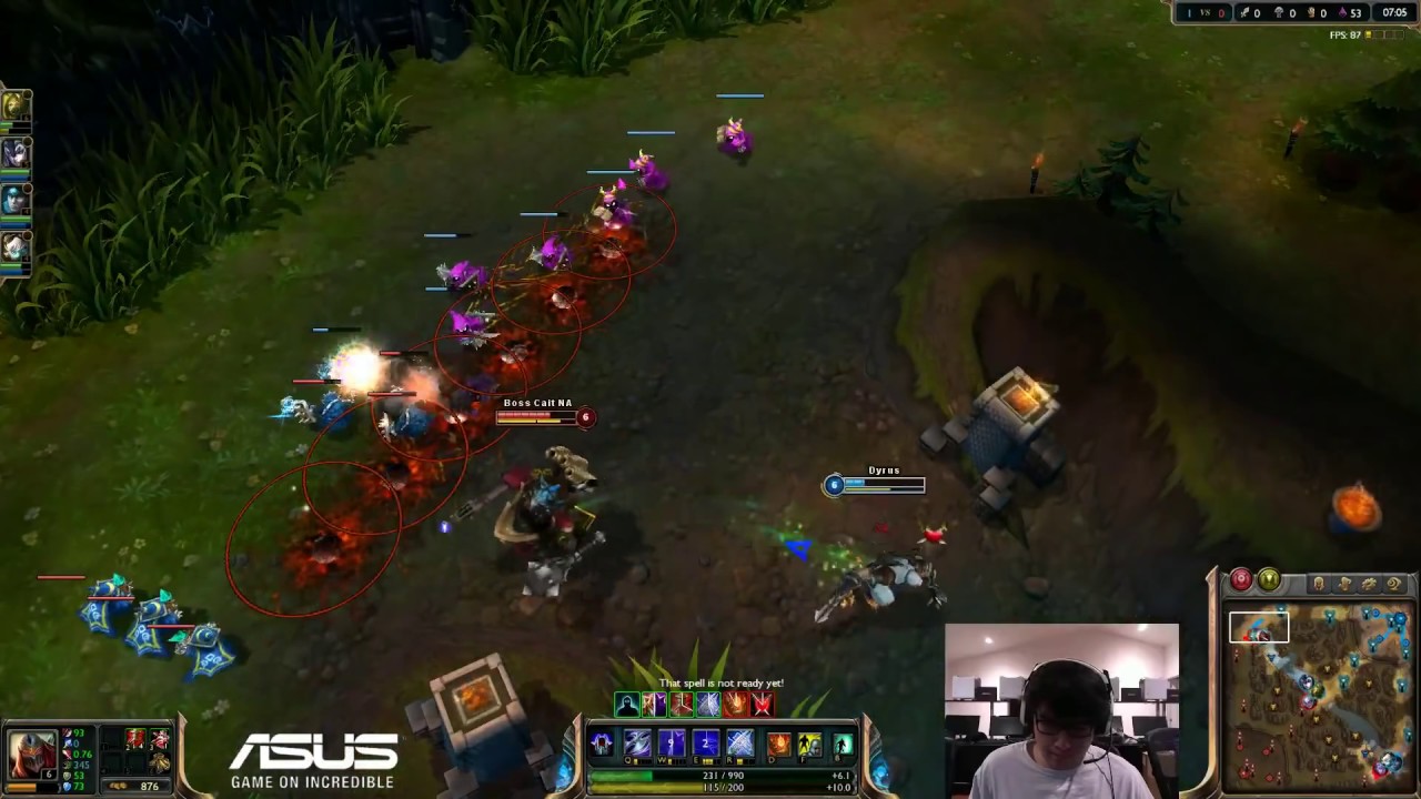 TSM Dyrus - Zed top lane (2900Elo) (Challenger l)