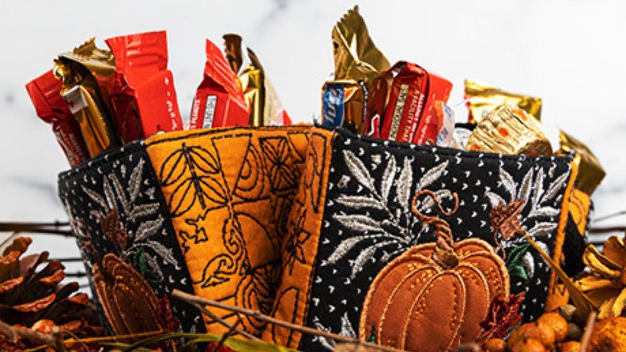 Quilted Gift Basket Tutorial