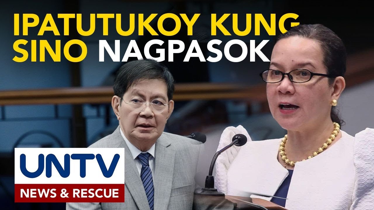 Dating Sen. Grace Poe, ipatutukoy ng Blue Ribbon kung sino ang nag-insert ng proyekto