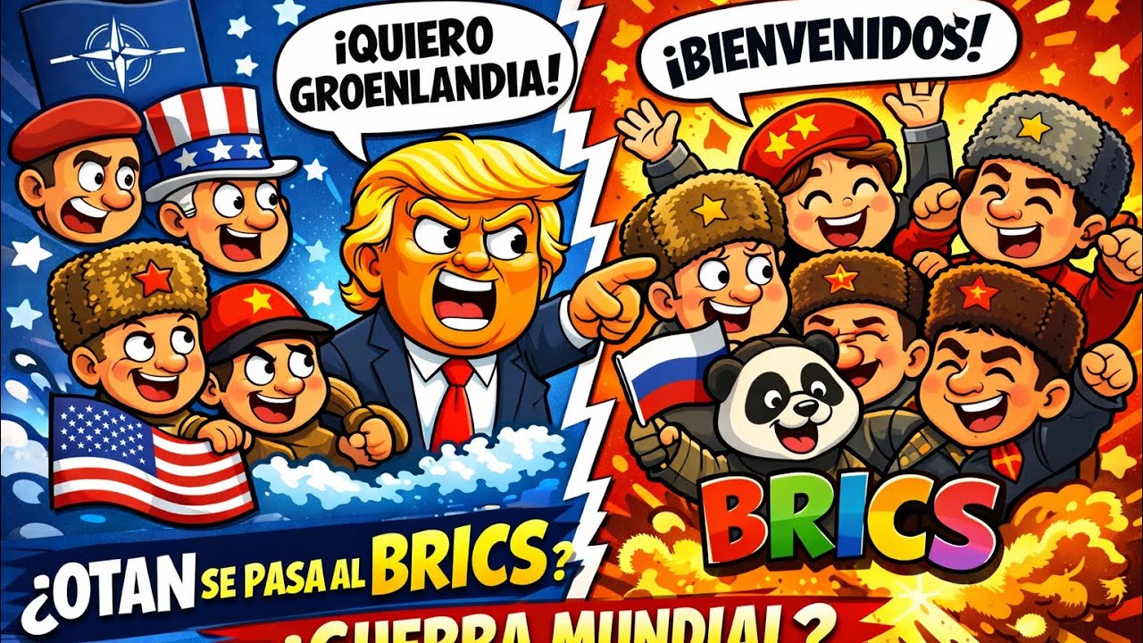 ¿Países de la OTAN al BRICS por Groenlandia? ¿Esto puede causar  la Tercera Guerra Mundial?