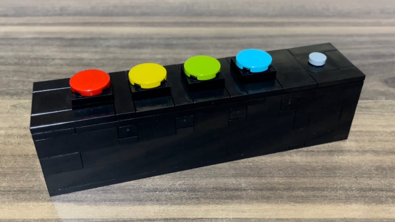 How to build LEGO safe with buttons | Working