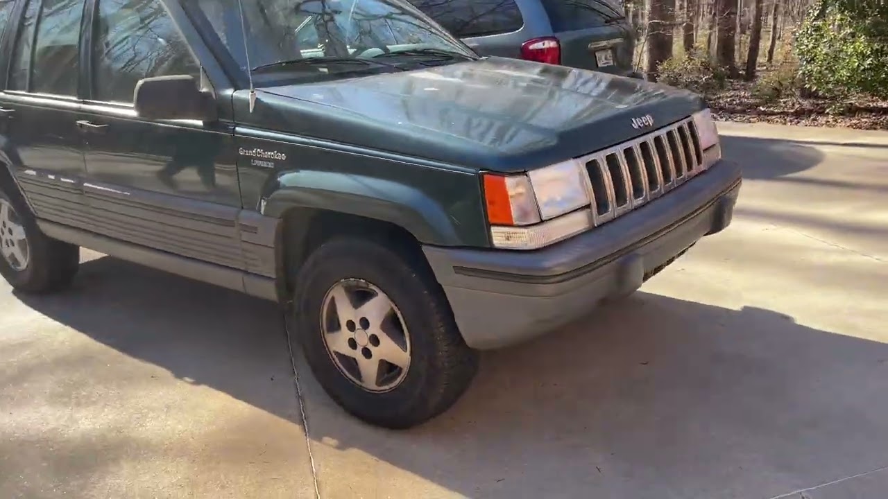 1994 Jeep Grand Cherokee before and after 2 inch lift