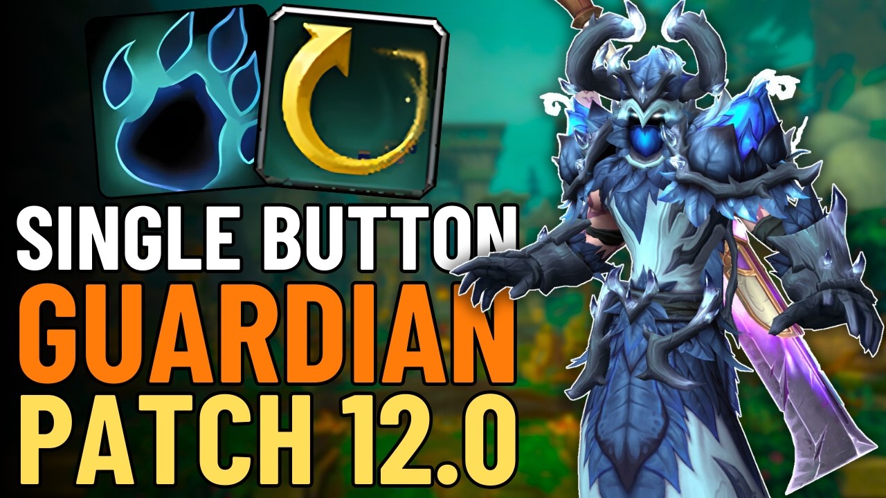 One Button Guardian Druid Guide | SBA Tank Build for WoW Midnight