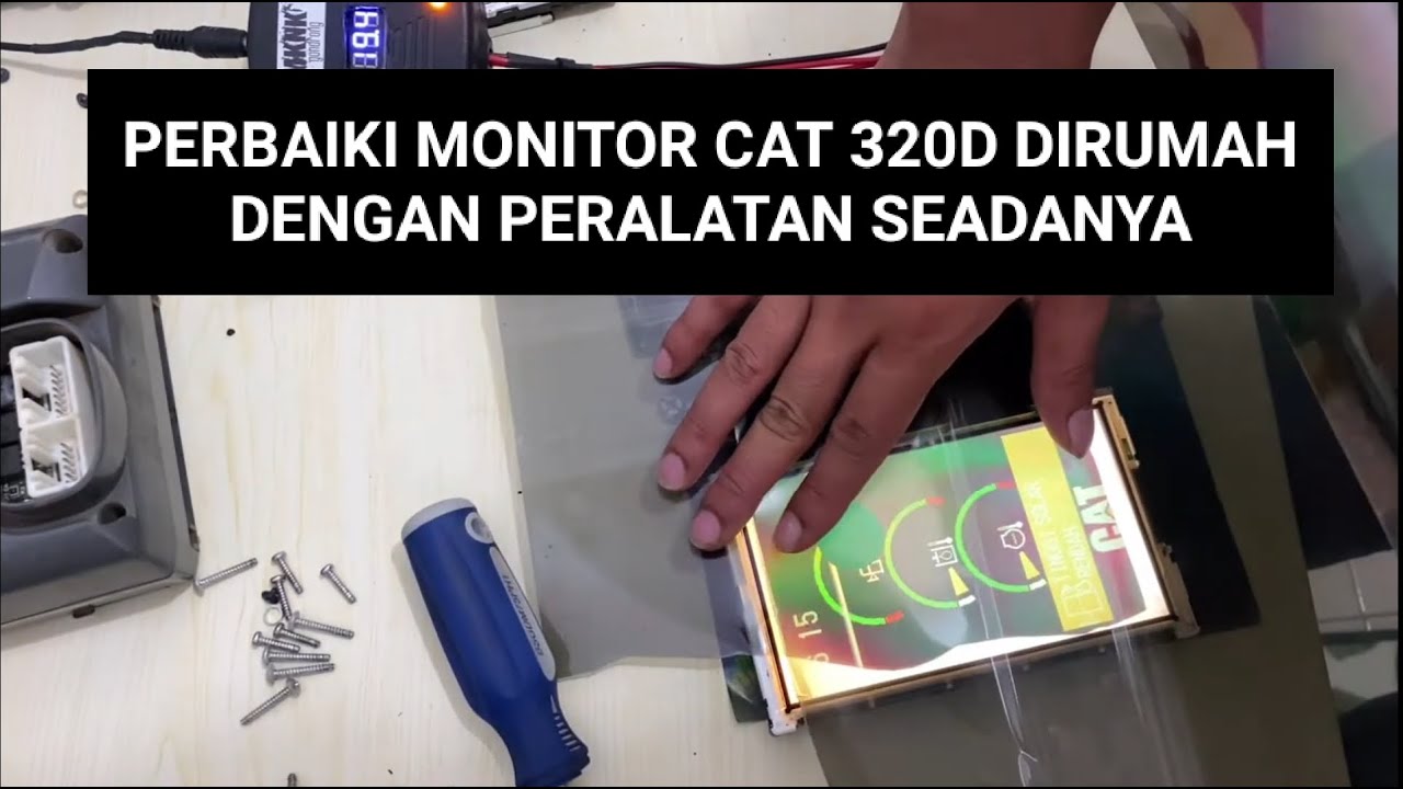 Repair LCD Monitor Cat 320D