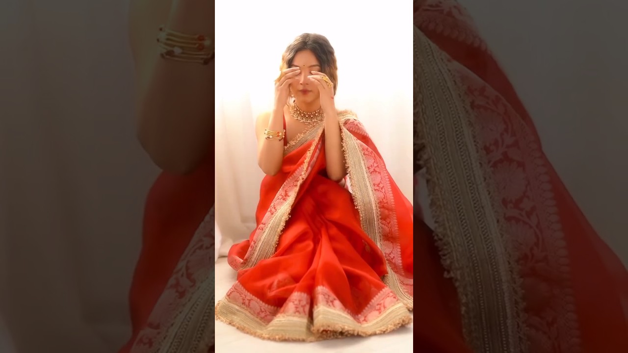 karva chauth special saree design ll latest new bridal saree design 2025 