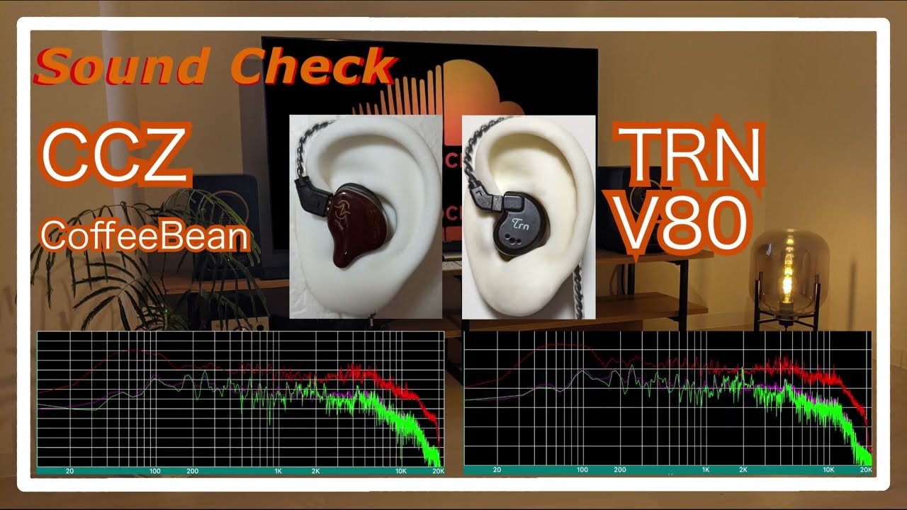 CCZ Coffee Bean vs TRN V80 [IEMs Chinese In-Ear Sound Comparison 中華イヤホン音比較]