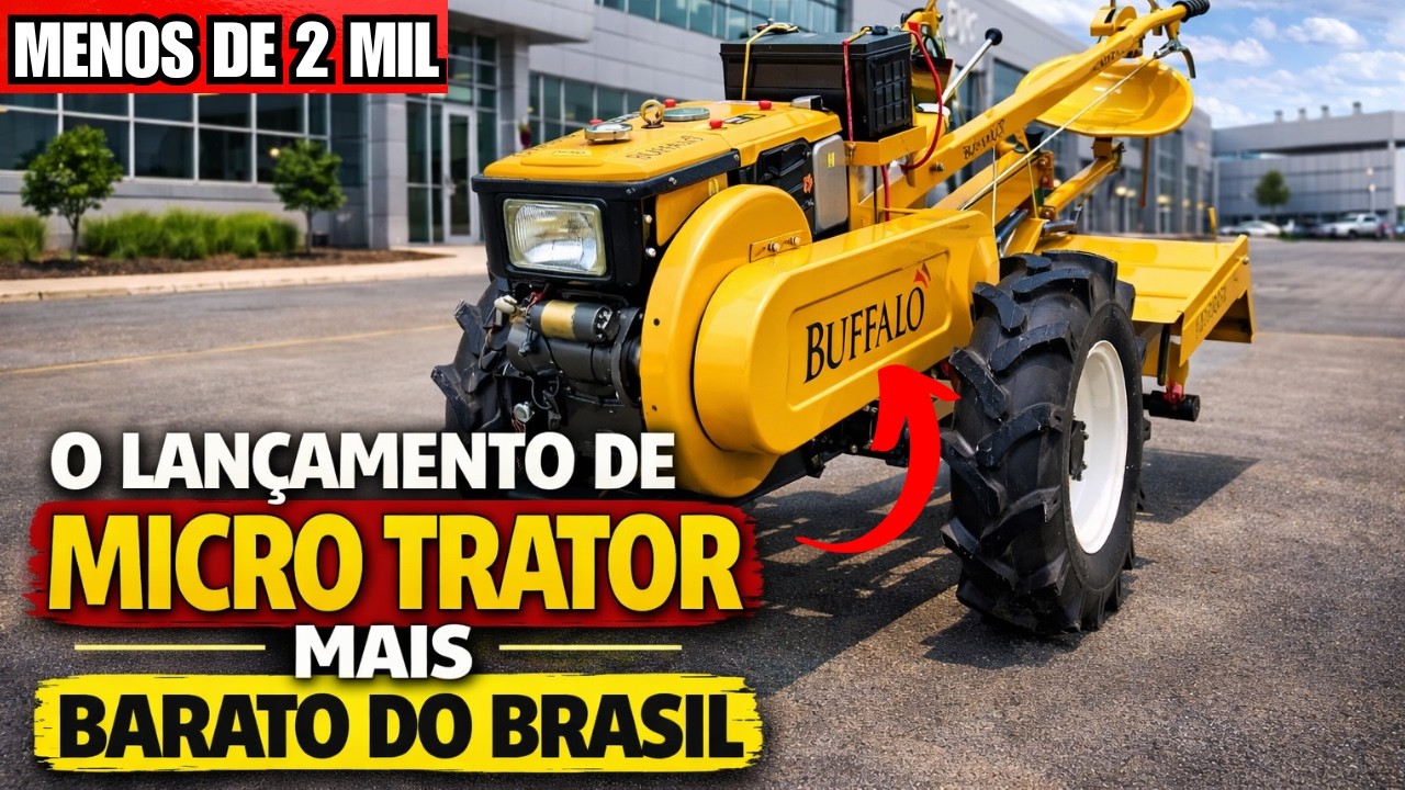 NOVO MOTOCULTIVADOR MAIS BARATO DO BRASIL MELHOR E MAIS BARATO QUE O TOBATTA MICRO TRATOR BRASILEIRO