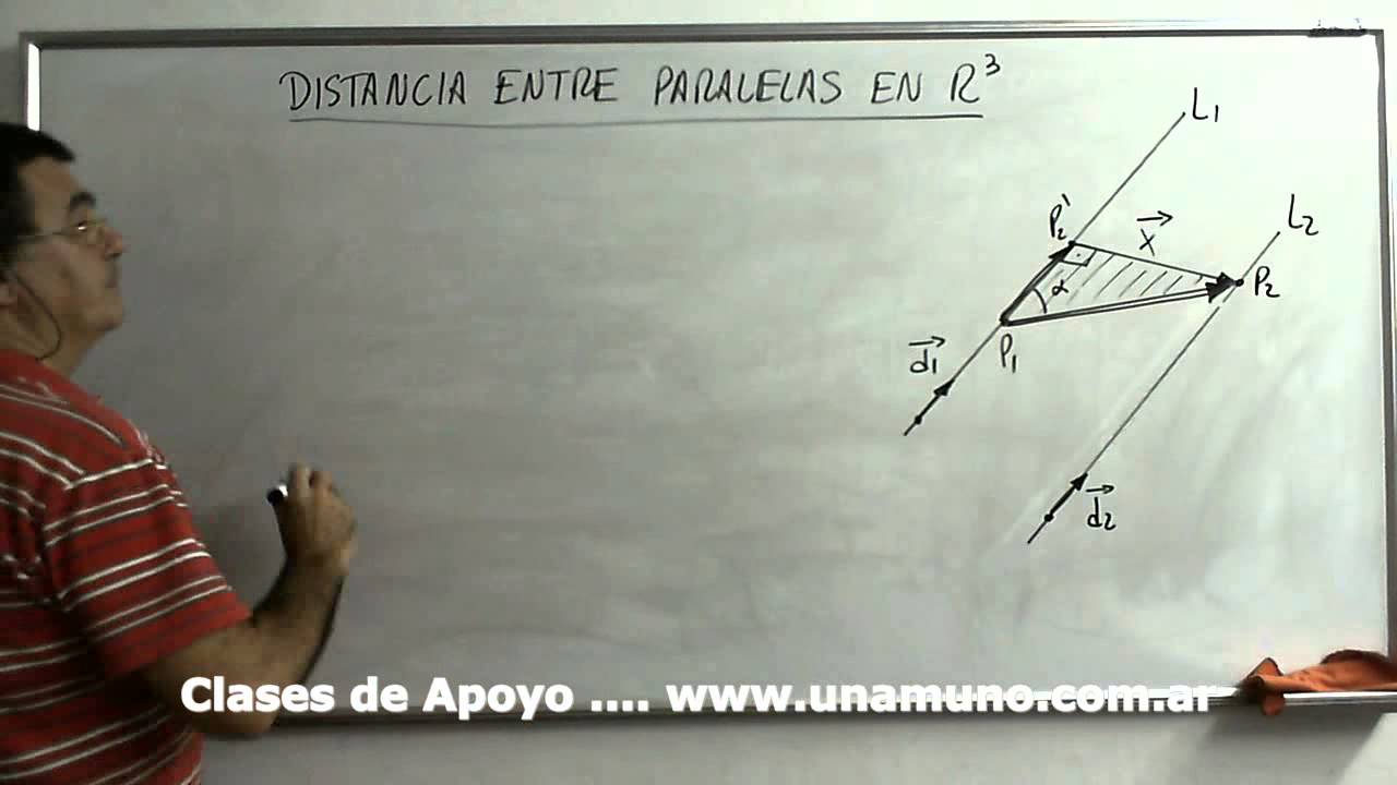 Distancia entre Paralelas en R3
