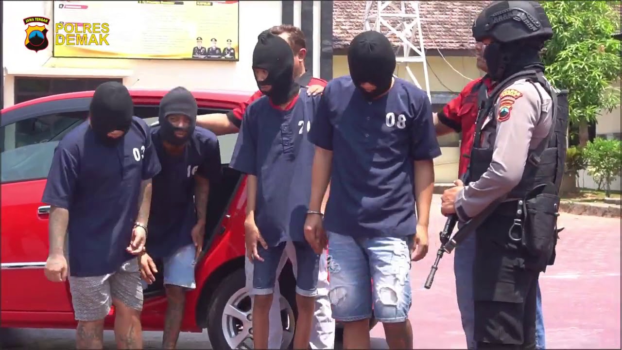 Polres Demak Bekuk 6 Begal Sadis