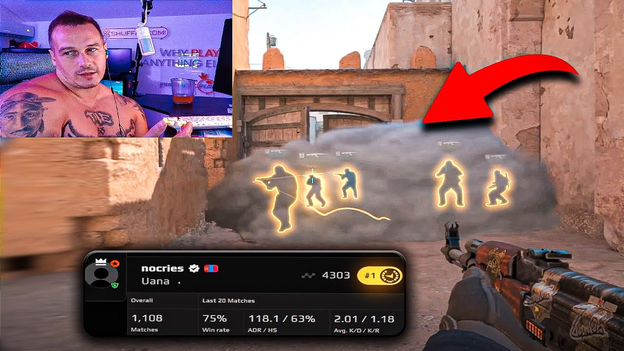 ЛОБА РЕАКЦИЯ НА «Игрок номер один FACEIT «nocries» жульничает»