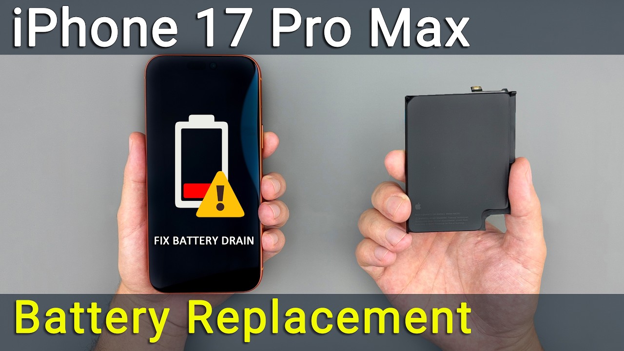 iPhone 17 Pro Max Battery Replacement | Fix Battery Drain + Calibration with Repair Assistant