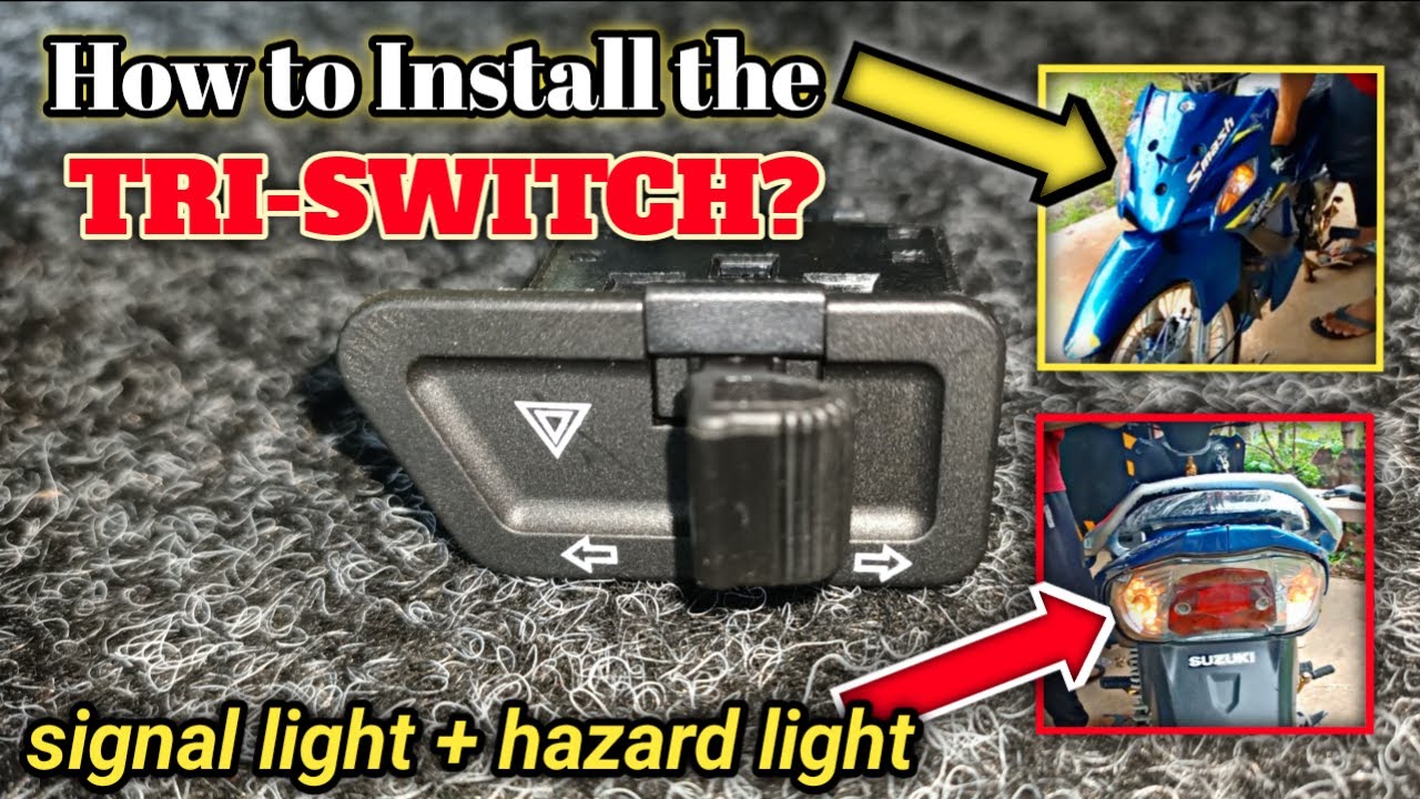 ☝️How install the Hazzard lights for smash 115 | TRI-switch installed | legendary tv
