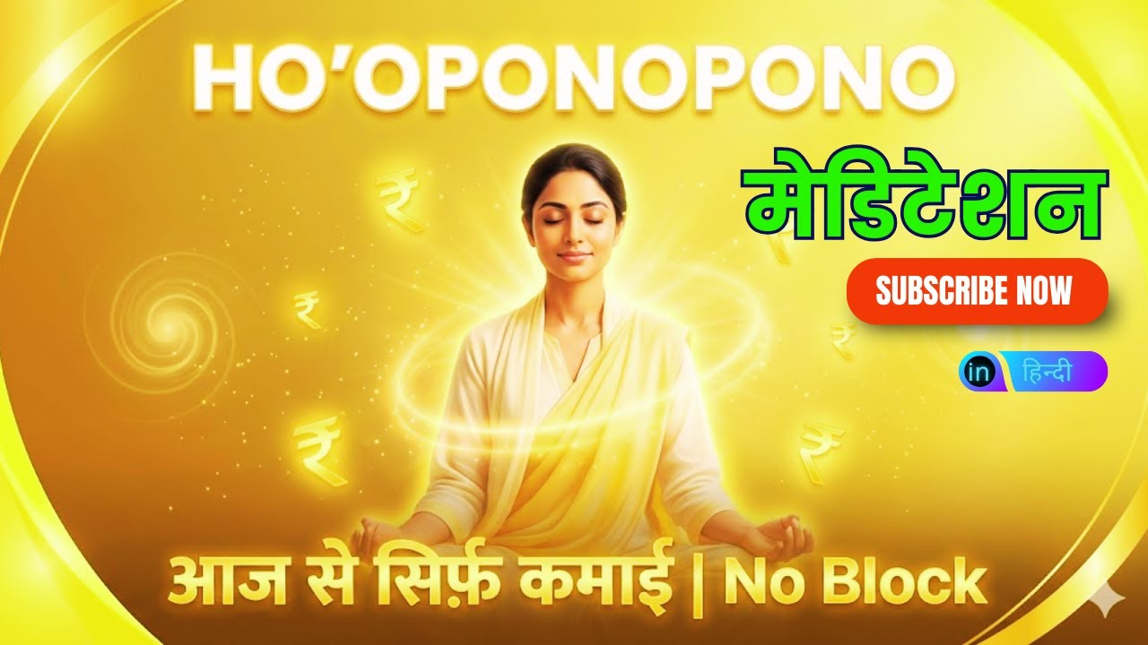 Ho’oponopono Money Healing Meditation | आज से सिर्फ़ कमाई | No Block