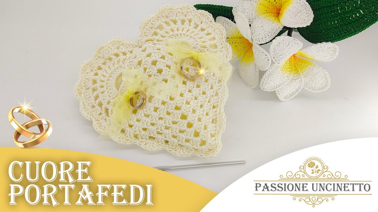 TUTORIAL: Cuscino cuore portafedi 💏