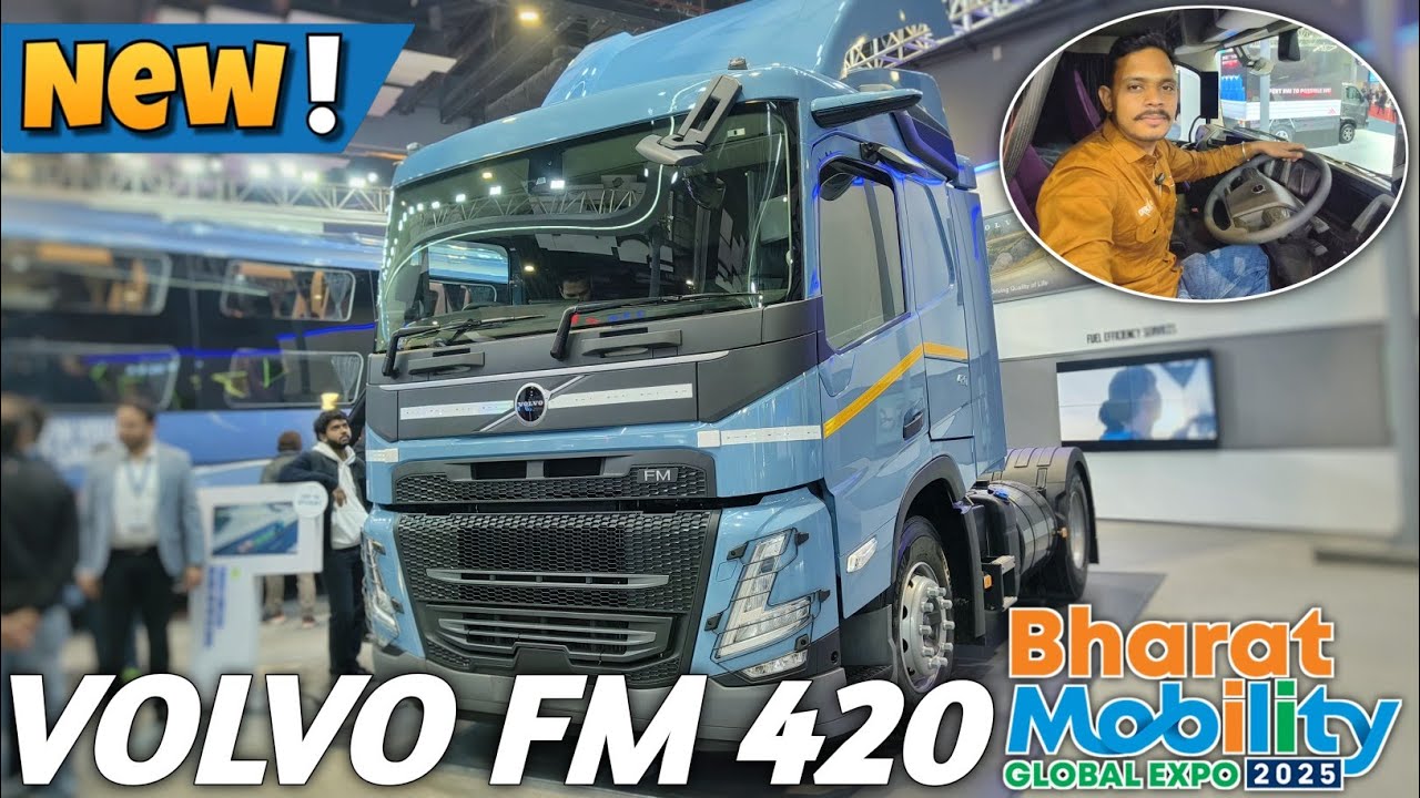 Volvo FM 420 Luxurious, Safest Truck 2025 || In Bharat Mobility Global Expo 💥