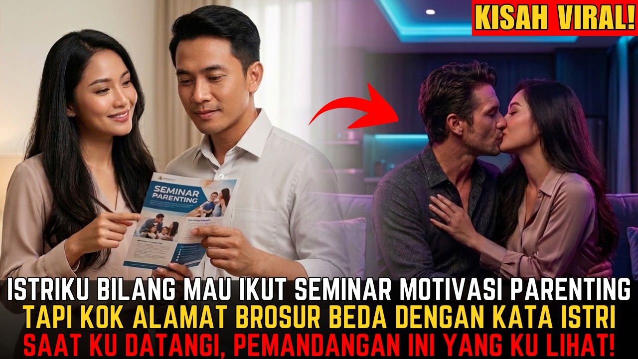 ISTRI BILANG IKUT SEMINAR PARENTING! TAPI AKU MENEMUKANNYA CIUMAN DENGAN PRIA LAIN DI APARTEMEN!