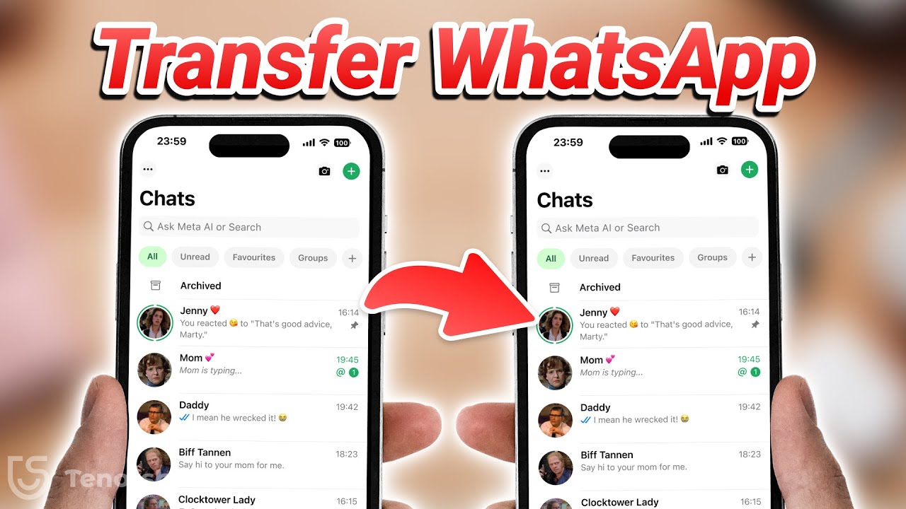 How to Transfer WhatsApp from iPhone to iPhone 2026 - iOS 26/18