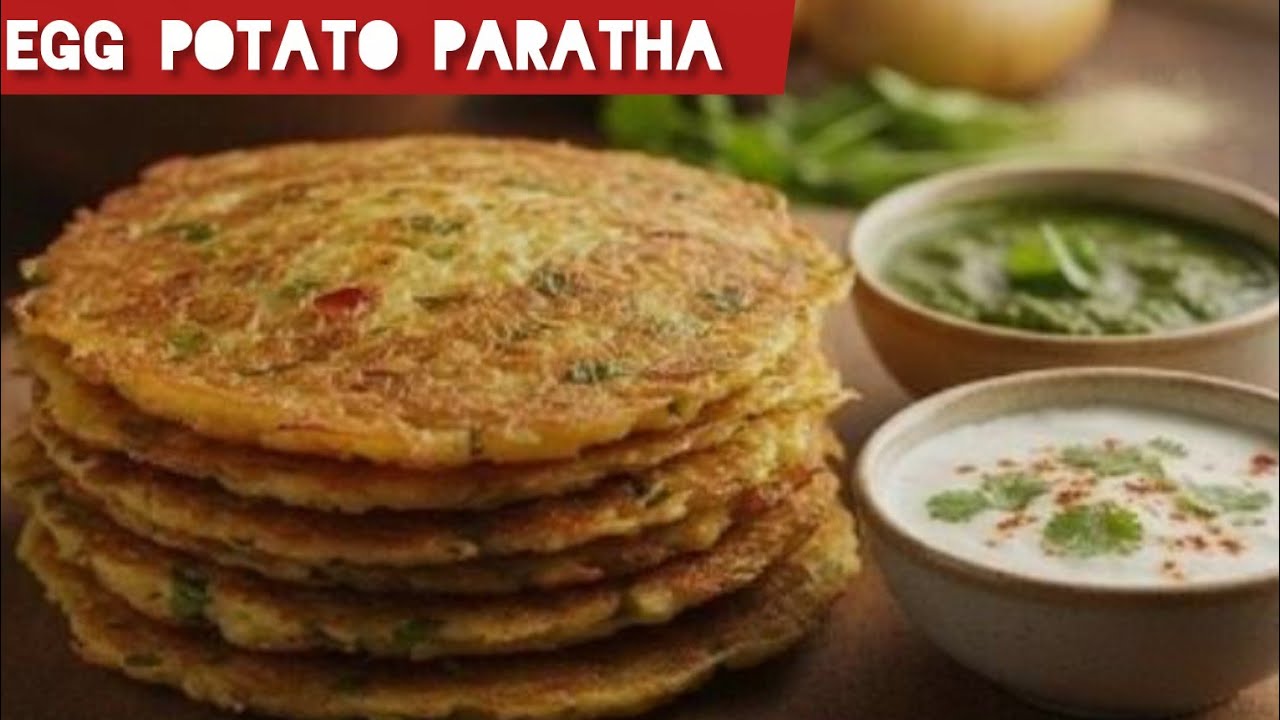 मैदा और अंडे का चीला। egg potato paratha with liquid dough in 5 minutes। Lunch box recipe