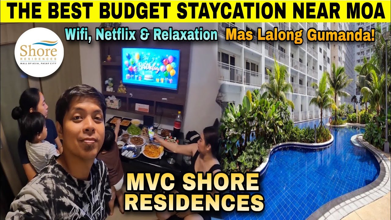 The BEST BUDGET STAYCATION Near SM Mall of Asia (MOA) | MVC SHORE RESIDENCES | Sulit Dito ! 