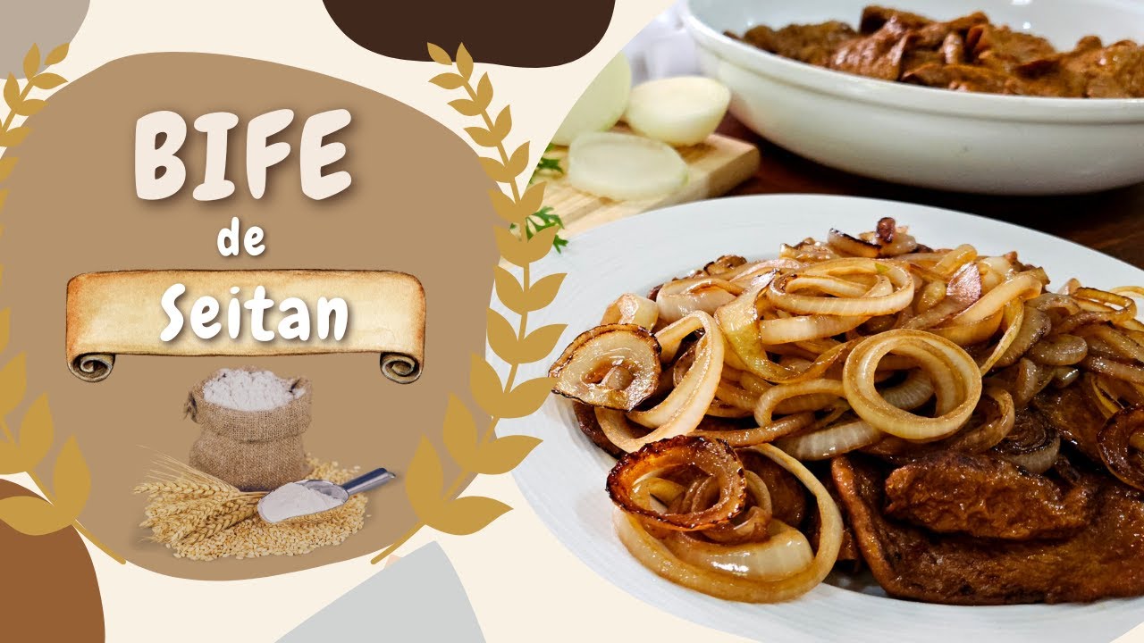 Bife de Seitan - Acebolado