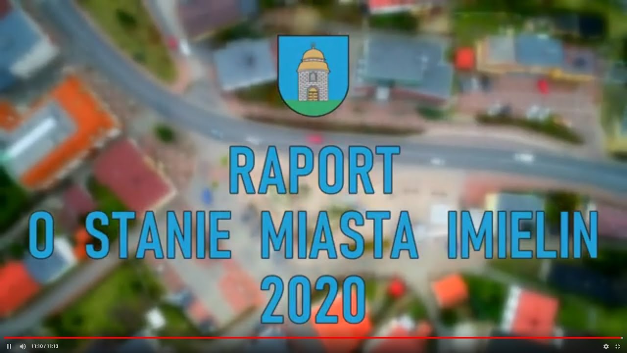 Raport o stanie miasta Imielin za 2020