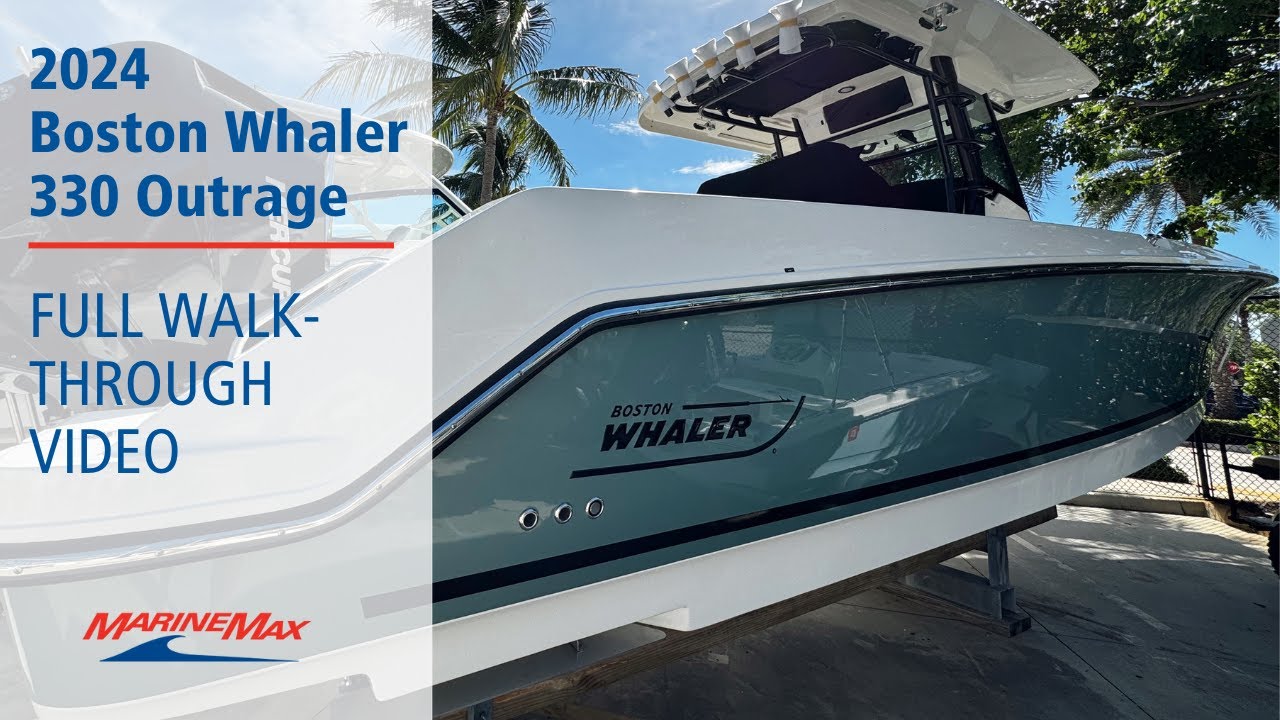 JUST IN | 2024 Boston Whaler 330 Outrage | MarineMax Jupiter