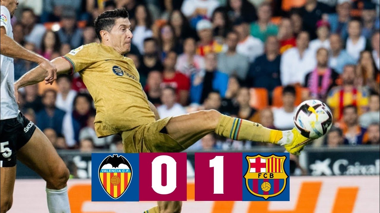 VALENCIA 0-1 BAR&Ccedil;A | LALIGA 2022/23 MD12