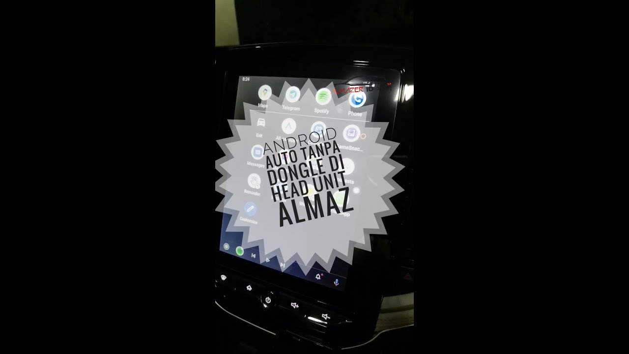 ANDROID AUTO TANPA DONGLE DI HEAD UNIT ALMAZ