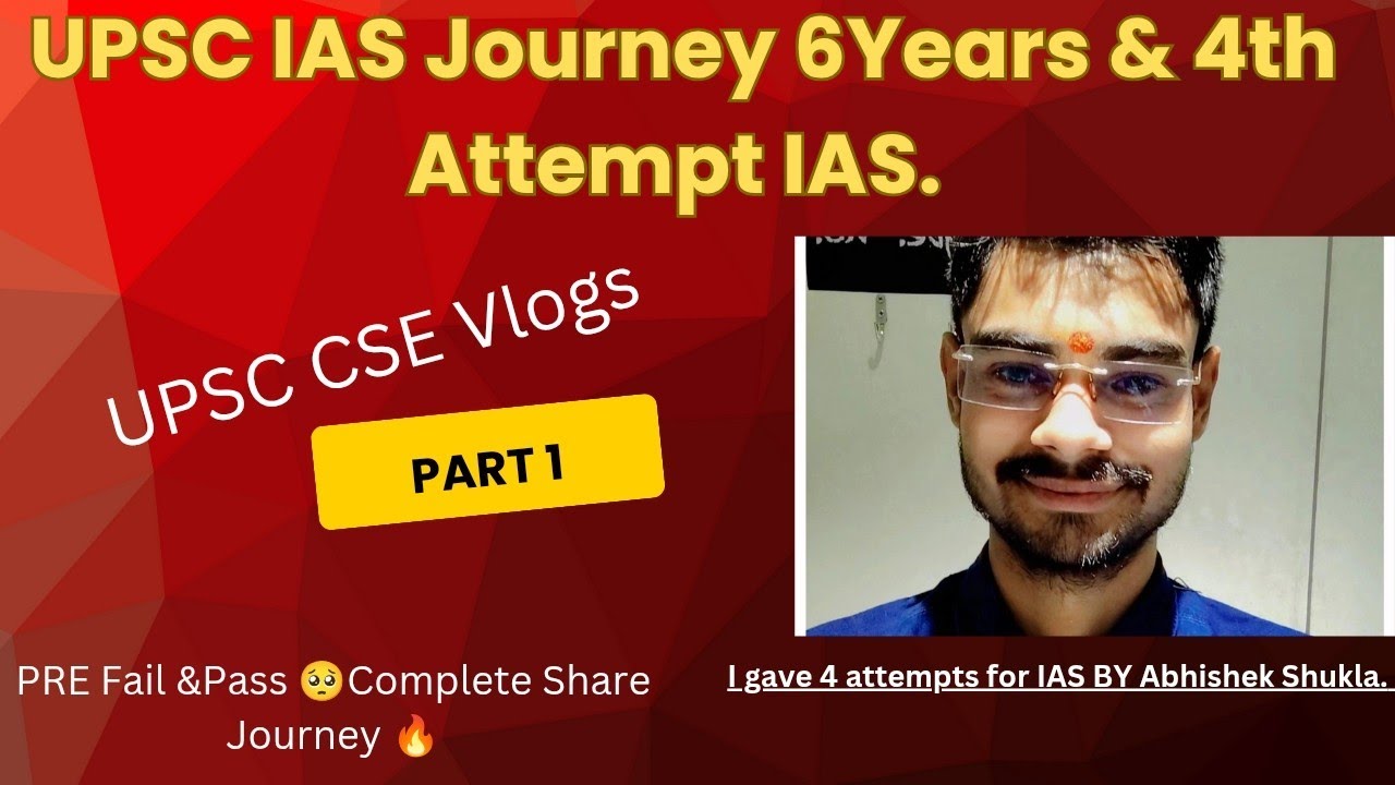 UPSC IAS 6 Years Ruined|| 4 PRE Fail UPSC CSE Exam 🥺| Part-1 UPSC Aspirants Pain😭|6 साल बर्बाद IAS🔥
