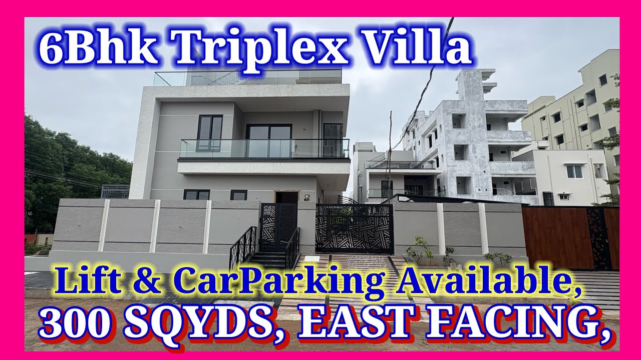 Luxury 6BHK Villa for Sale in Vizianagaram | VUDA Approved | East Facing | 300 SQYDS,