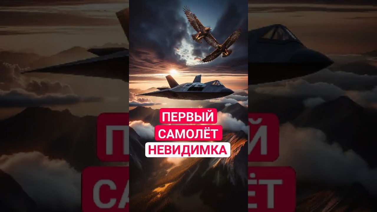 Секреты первого в мире самолета невидимки Lockheed F-117 Nighthawk #история #самолет #стелс