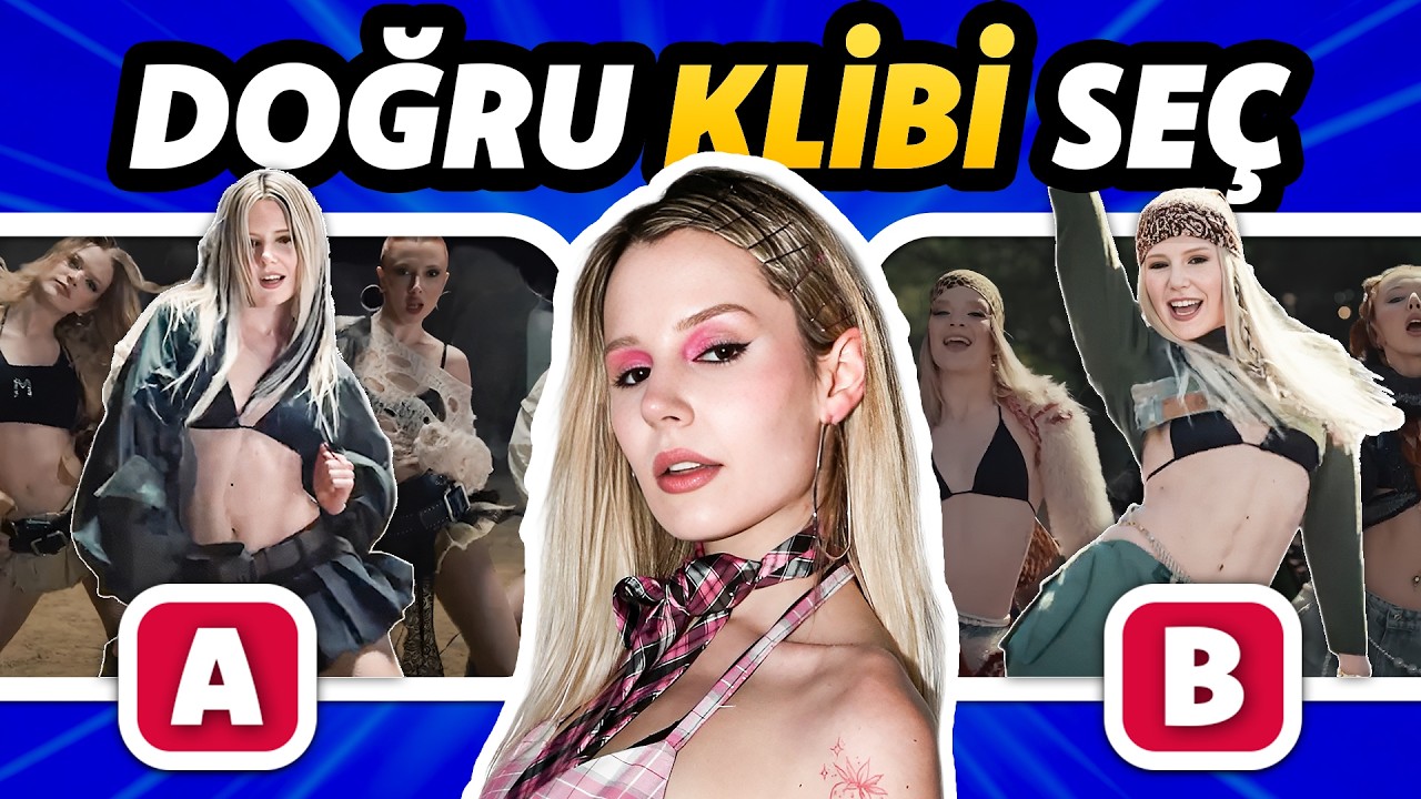 Doğru Klibi Seç! 🎬 Şarkıyı Dinle ve Doğru Klibi Bilmeye Çalış 🎶 Popüler Türkçe Şarkılar