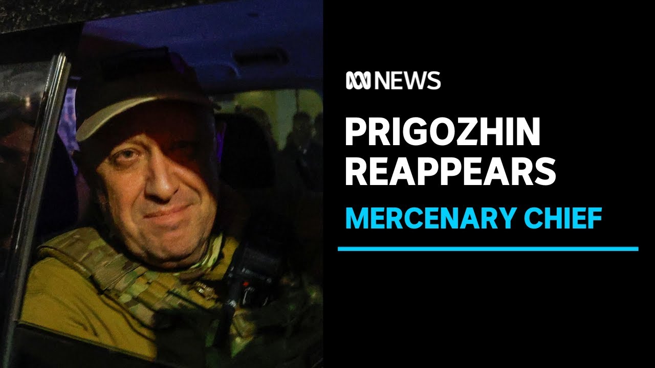 Video appears to show Wagner's Prigozhin for first time since mutiny | ABC News