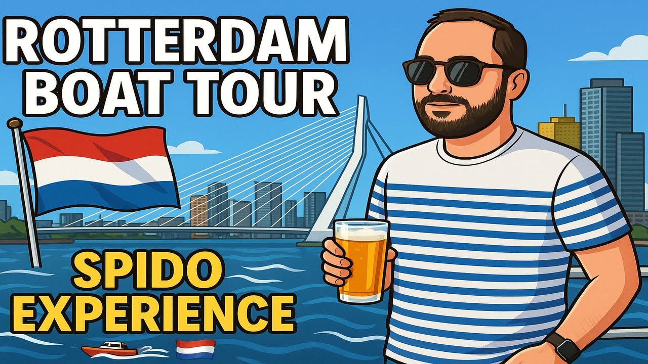 Exploring Rotterdam by Boat | Spido River Cruise Tour 🇳🇱