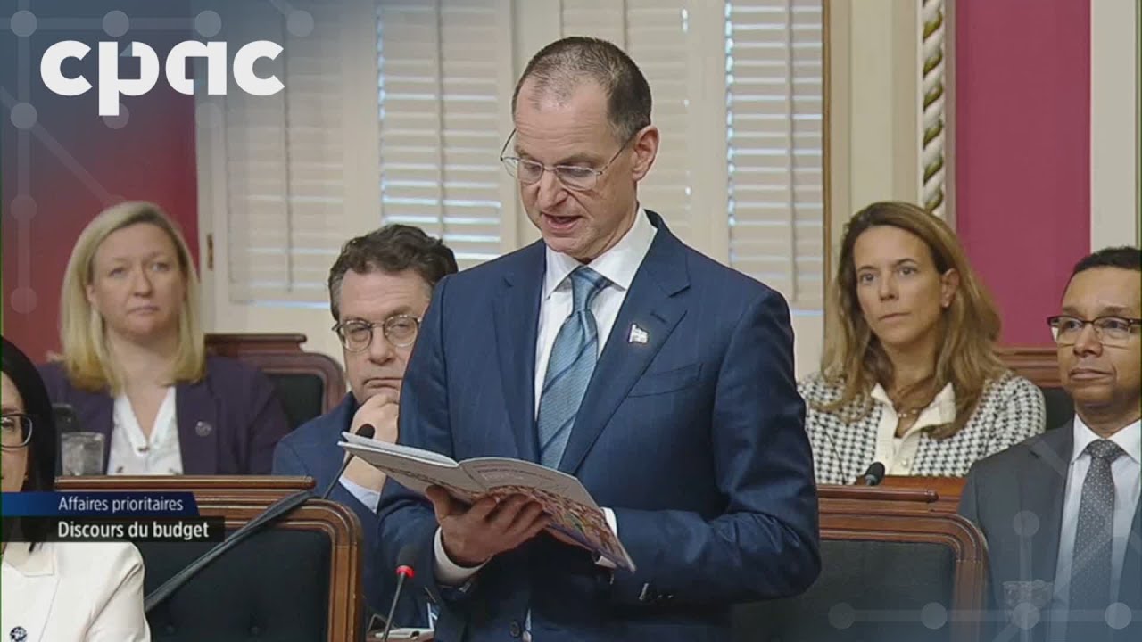 Le ministre des Finances du Qu&eacute;bec, Eric Girard, pr&eacute;sente son budget &ndash; 25 mars 2025