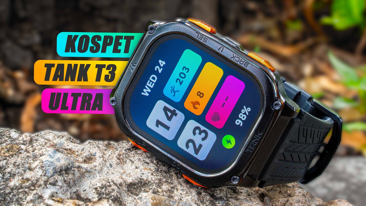 Nezničitelné hodinky za pár kaček: Kospet Tank M3 Ultra!