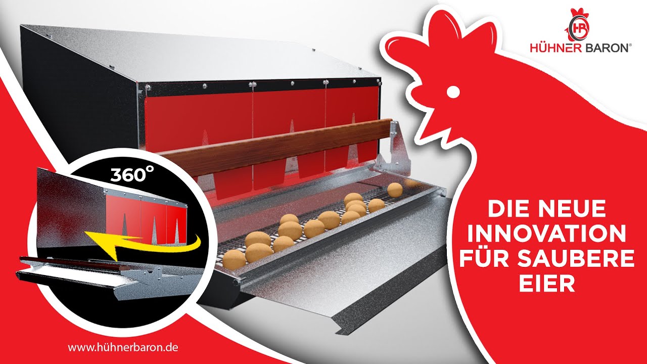 PROFI Legenest von H&uuml;hnerbaron | Die neue Innovation f&uuml;r saubere Eier | Garantiert saubere Eier!