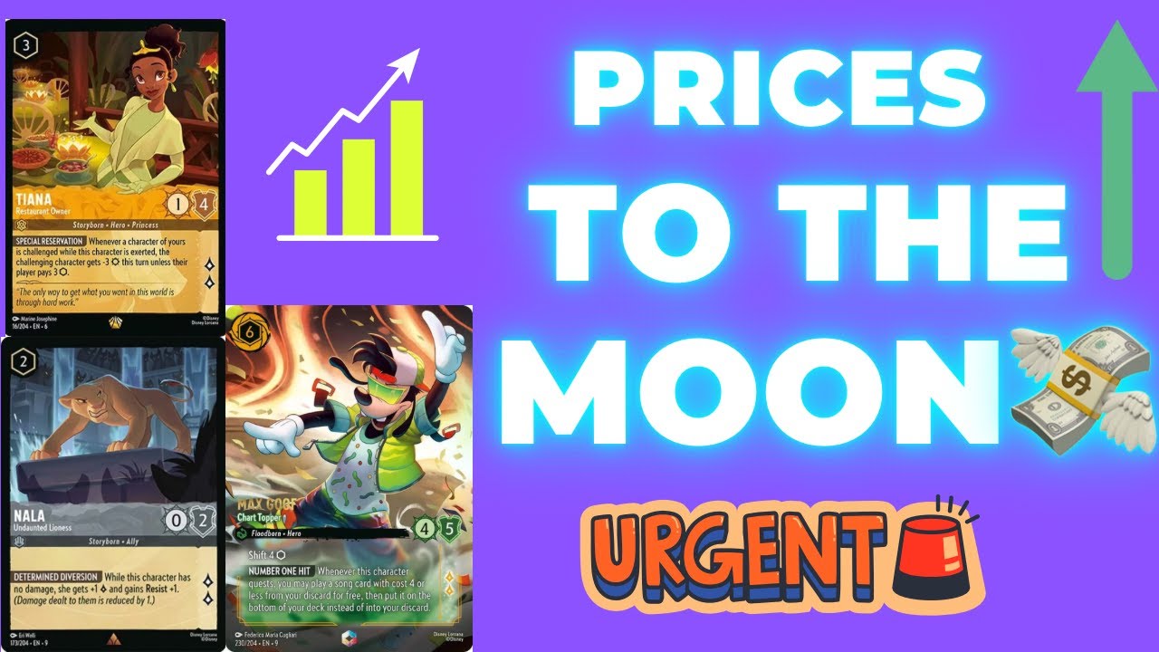 Lorcana Prices Are Going TO THE MOON! 🚀💰 | BREAKING Market Watch! (Ep 8)